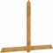 Ekena Millwork Eugene Rough Sawn Timber Gable Bracket, Western Red Cedar, 108"W x 72"H x 2"D x 6"F, 16/12 Pitch GBW108X72X0206EUG00RWR - alternate 5